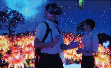 先端コンテンツテクノロジー展<br>VR×LED 360 VIEW～宙の華～